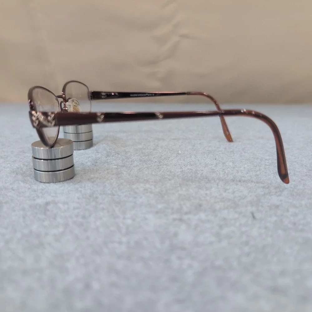 Valerie Spencer Eyeglasses Frames, Brown Metal Frame for Women, Optical‎ Glasses